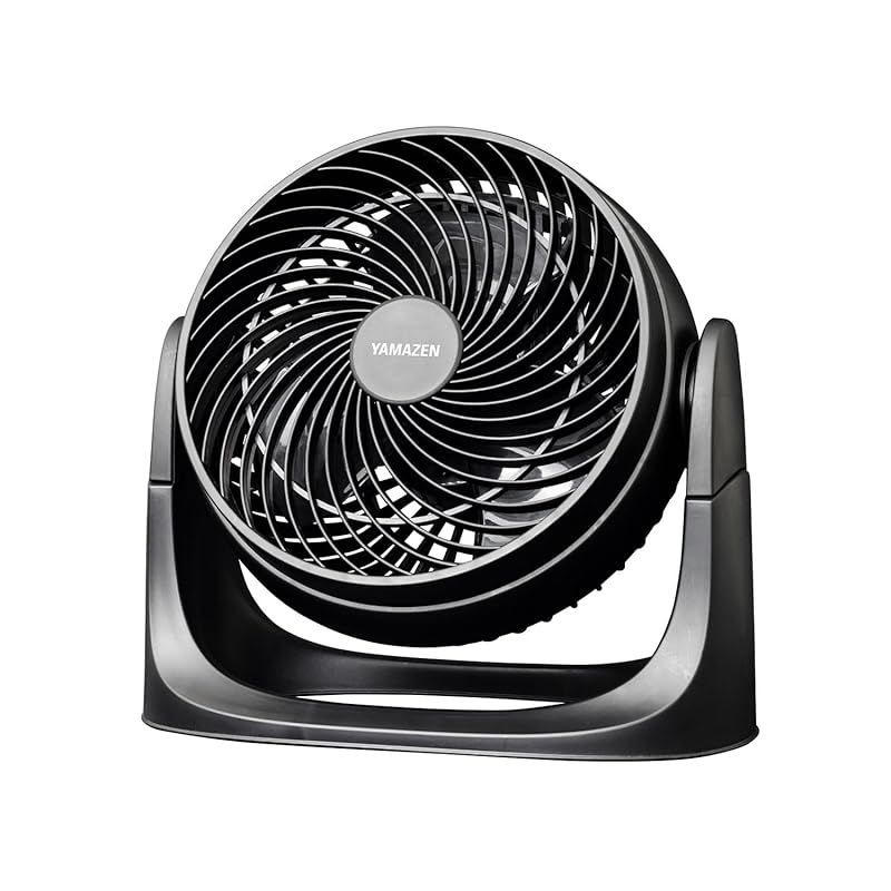 山善] サーキュレーター 上下手動角度調節 真上 90度 風量2段階 軽量