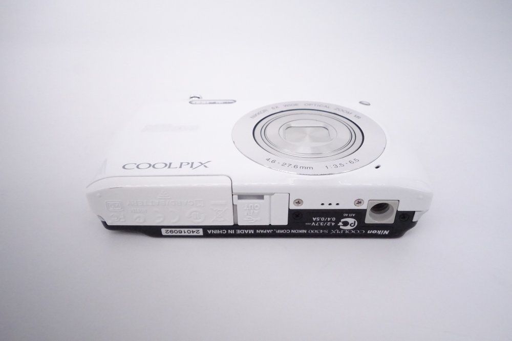 極上品】ニコン Nikon デジタルカメラ COOLPIX S4300 シェルホワイト