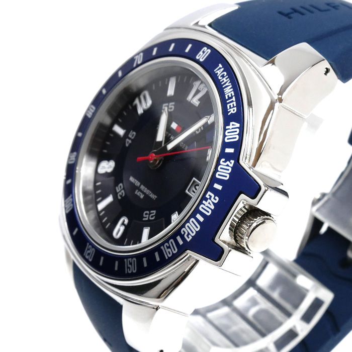 【早い者勝ち】トミーフィルフィガー腕時計 TOMMY HILFIGER トミーヒルフィガー 腕時計 電池式 F90271 メンズ 中古