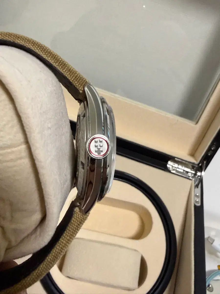  クリストファー ワッド サンドハースト 1 ボックス 正規品 줄 2 本品完セット ワンポイント 自動巻き時計 腕時計(アナログ)