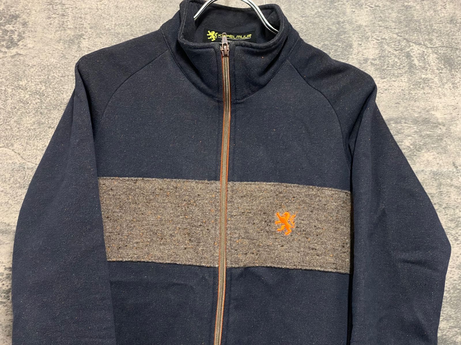 KAPELMUUR カペルミュール 背面ビッグロゴ 長袖サイクルジャケット XL JV165 カペルミュール KAPELMUUR 長袖 サイクルジャケット グレー M