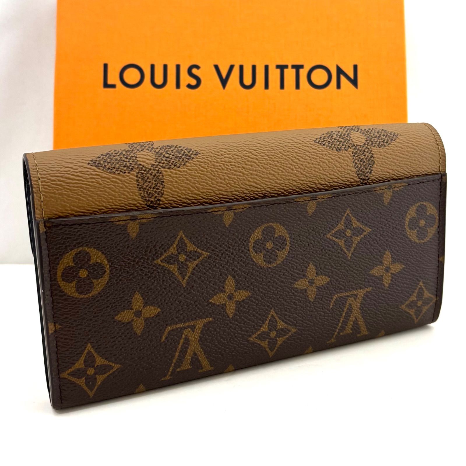 ギフト対応　ICチップ　ヴィトン財布　モノグラムジャイアント　ポルトフォイユサラ 新品同様｜LOUIS VUITTON ポルトフォイユ・サラ ジャイアント