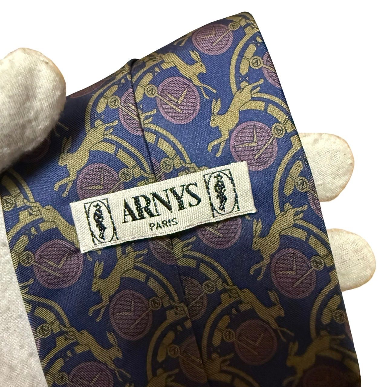 ARNYS PARIS（アルニス・パリ）シルクネクタイ ヴィンテージ 古着