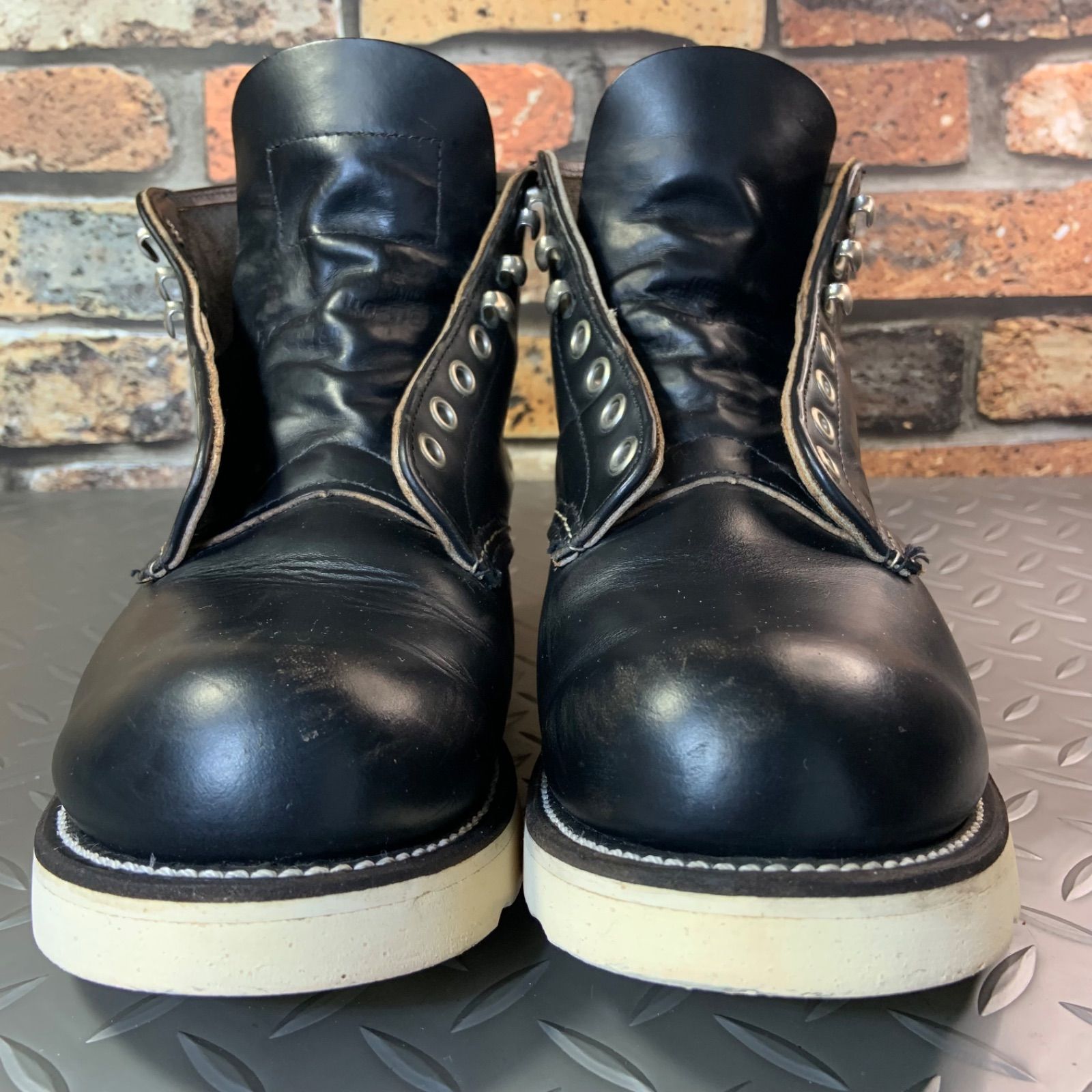 ☆REDWING 8165 ワークブーツ 茶芯 四角犬タグ 1998年製 US6.5EE JP24