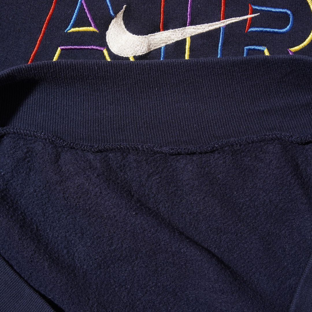 90s USA製 銀タグ ナイキ NIKE スウェット XL 相当 表記 M ネイビー
