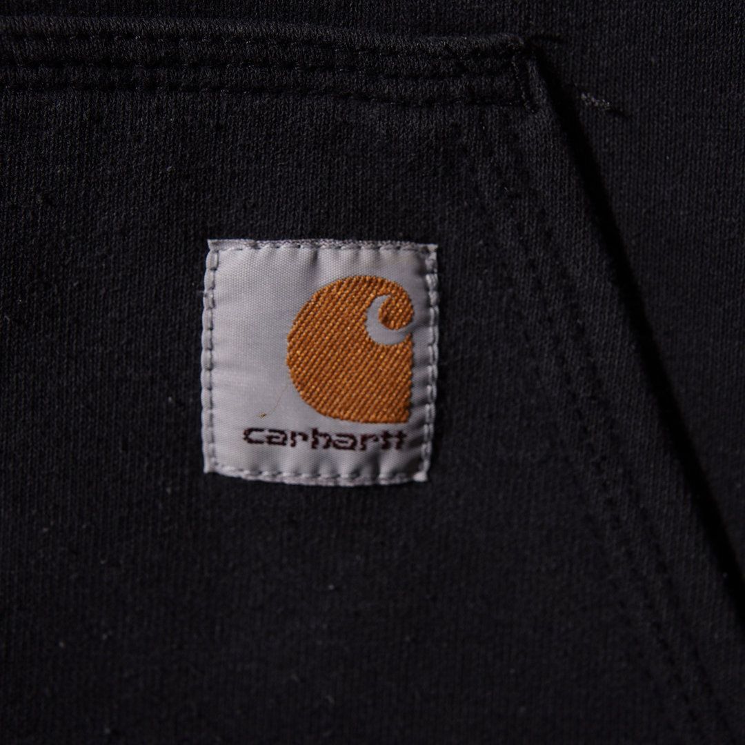 カーハート Carhartt ジップパーカー XL 相当 表記 M ブラック ロゴ