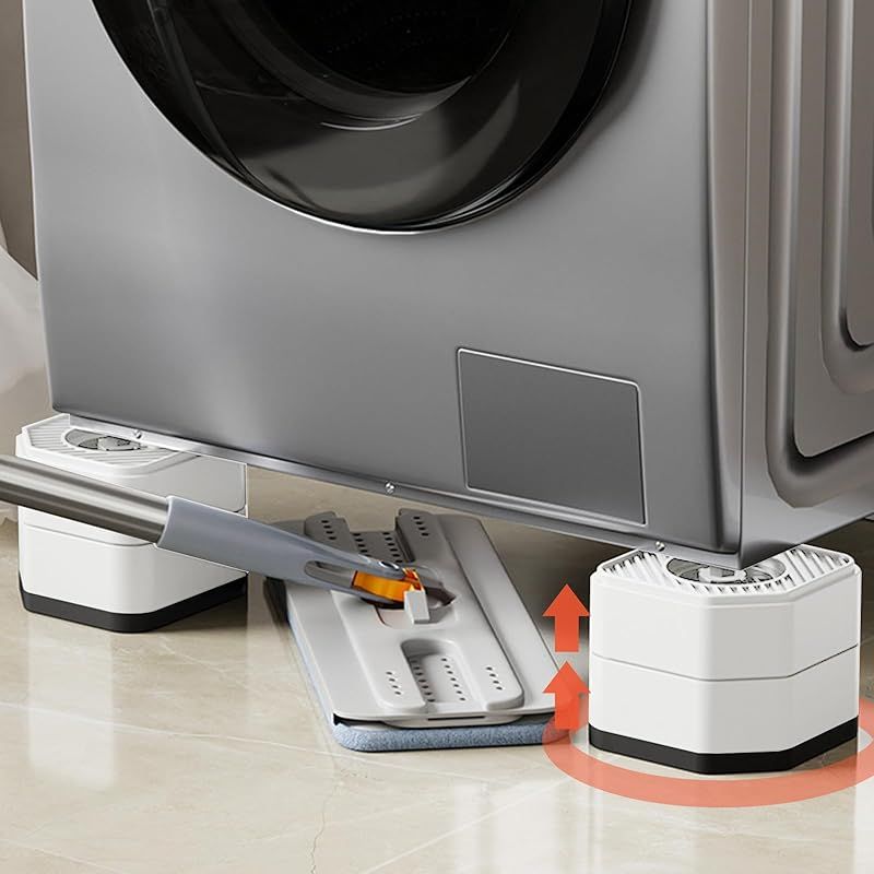 koundeneko 洗濯機用 防振 かさ上げ台 2層 4個セット 防振ゴム付き