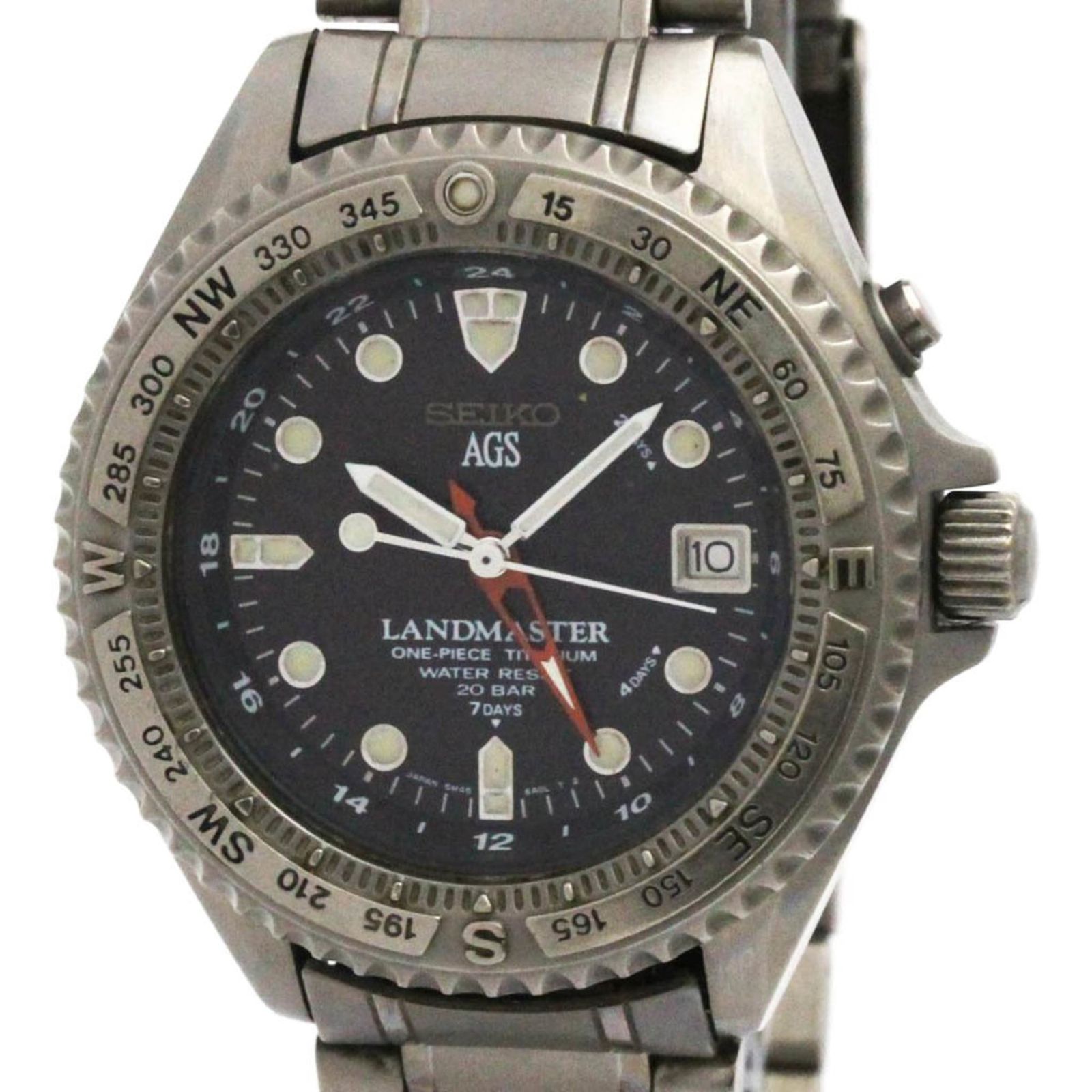 セイコー SEIKO キネティック チタン メンズ 時計 SBCW001 5M45 6A00