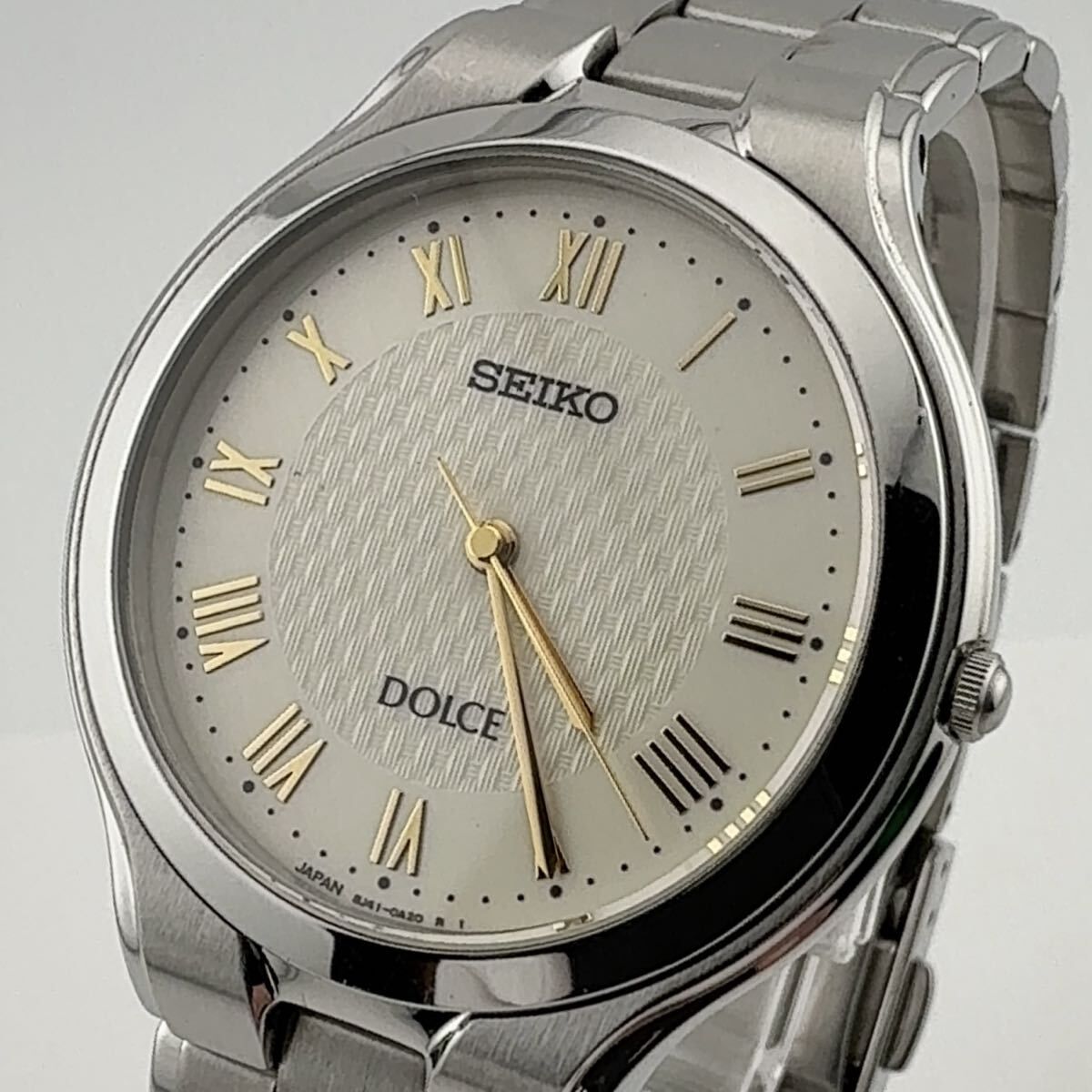 【美品、年差10秒】セイコー　ドルチェ　8J41-0A10 美品、年差10秒】セイコー ドルチェ 8J41-0A10