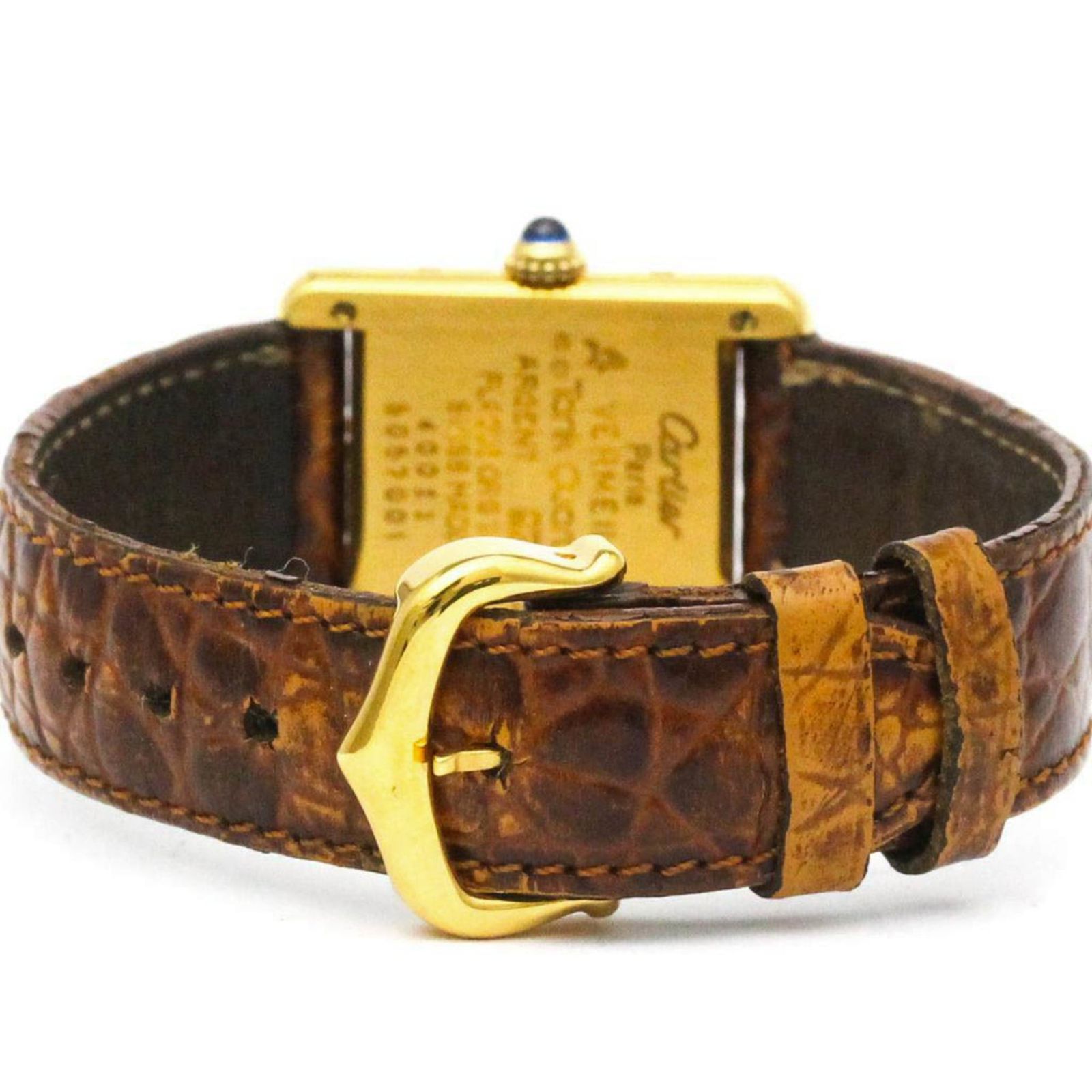 カルティエ (CARTIER) マストタンク ヴェルメイユ ゴールドプレート