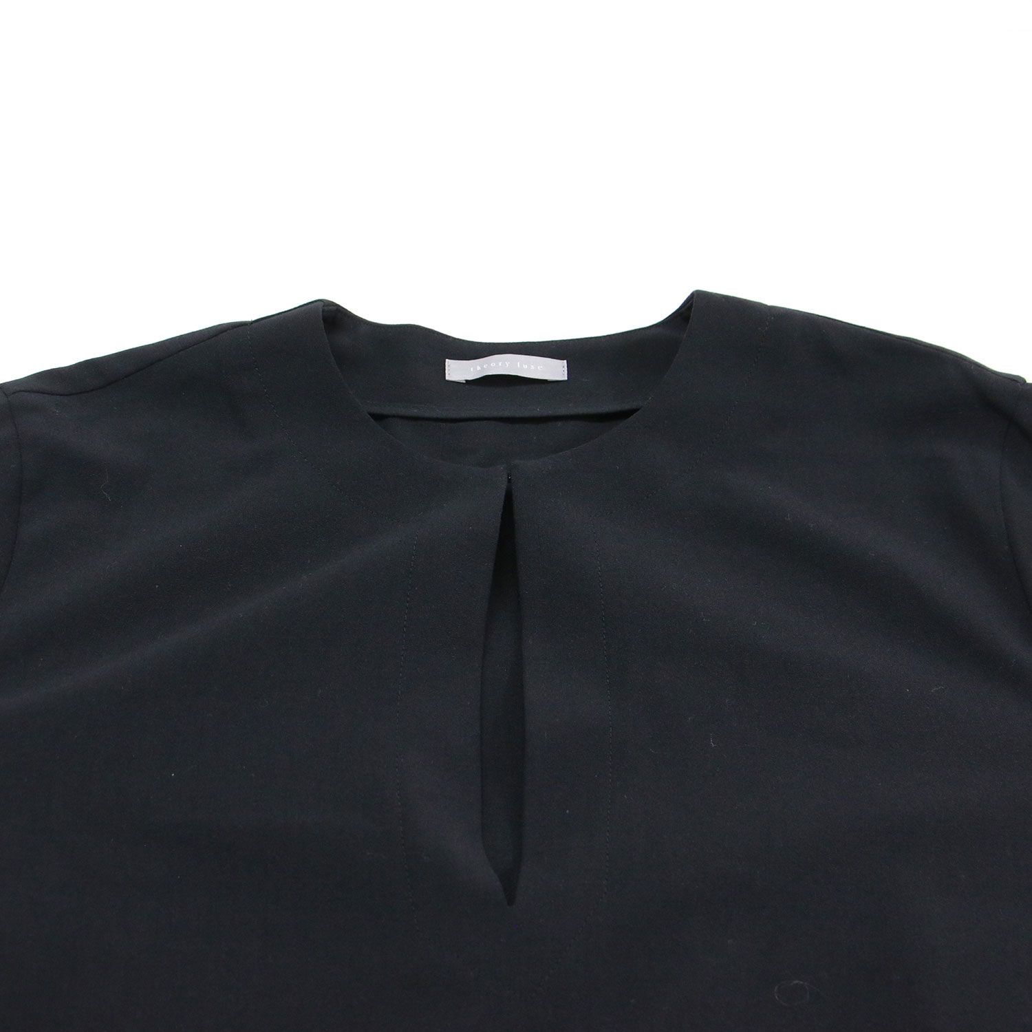 theory luxe セオリーリュクス ワンピース ブラック 黒 サイズ:38(M