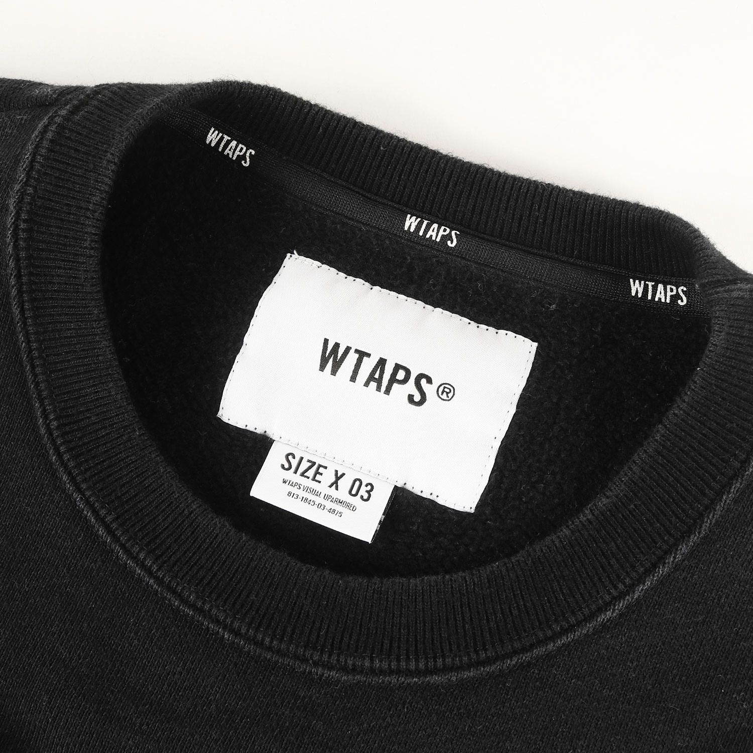 WTAPS ダブルタップス スウェット ブラック 黒 サイズ:L | 24AW 