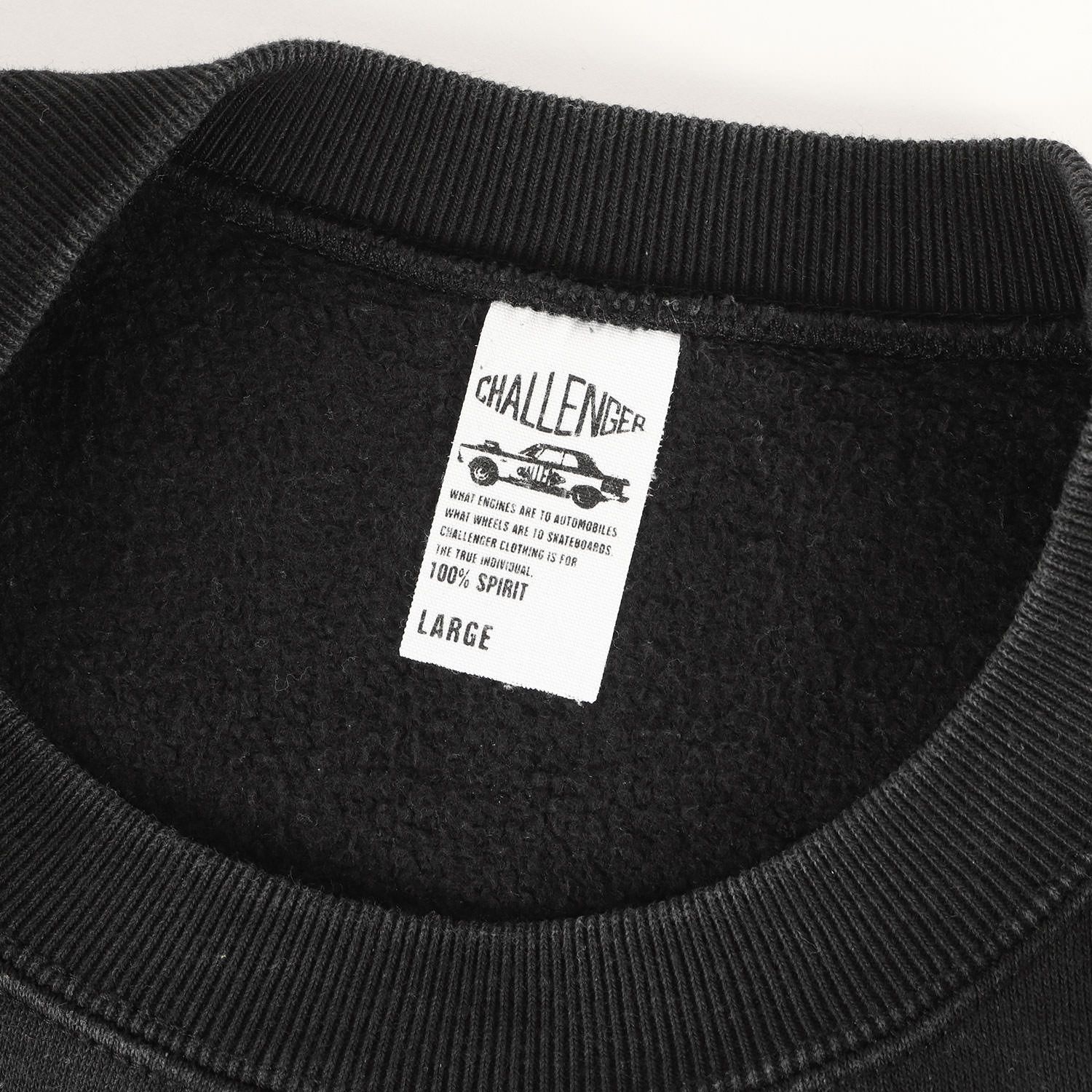 チャレンジャー✕RIBERA ブラックスウェット Lサイズ CHALLENGER チャレンジャー スウェット ブラック 黒 サイズ:L | 24AW