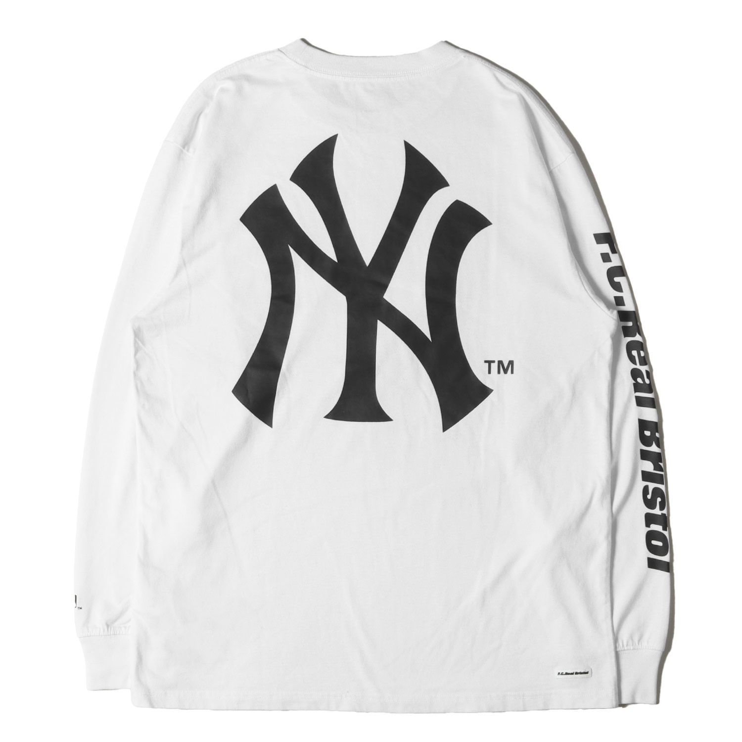F.C.Real Bristol Tシャツ ホワイト 白 サイズ:M | 21AW ×MLB New York
