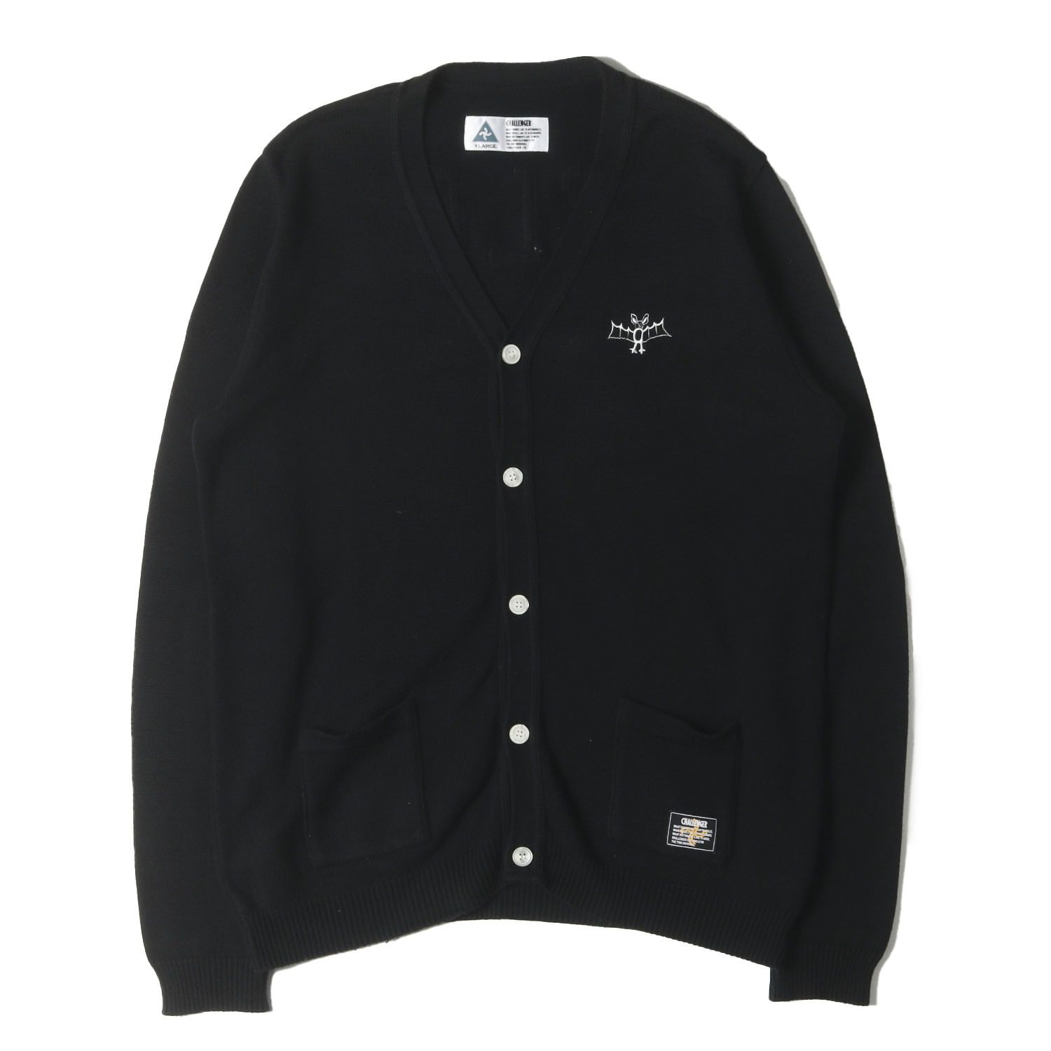 CHALLENGER チャレンジャー カーディガン ブラック 黒 サイズ:XL