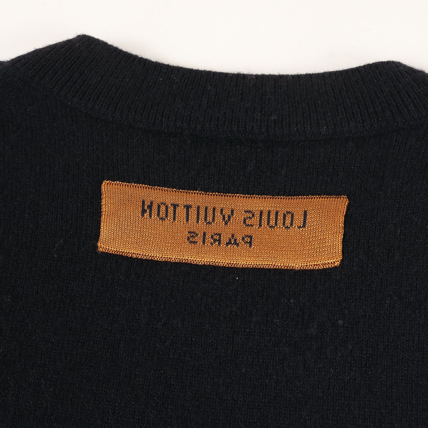 LOUIS VUITTON ルイヴィトン ニット ダークネイビー 紺 サイズ:S 