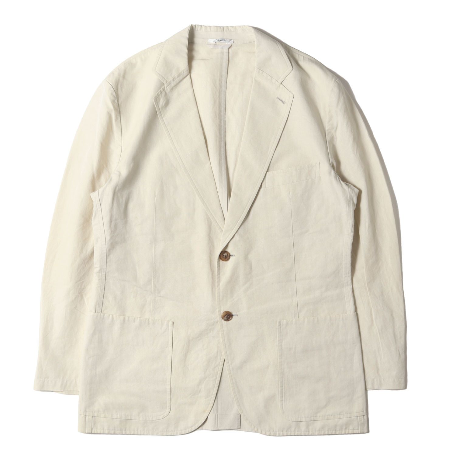 HERMES エルメス ジャケット アイボリー サイズ:50 | コットンリネン