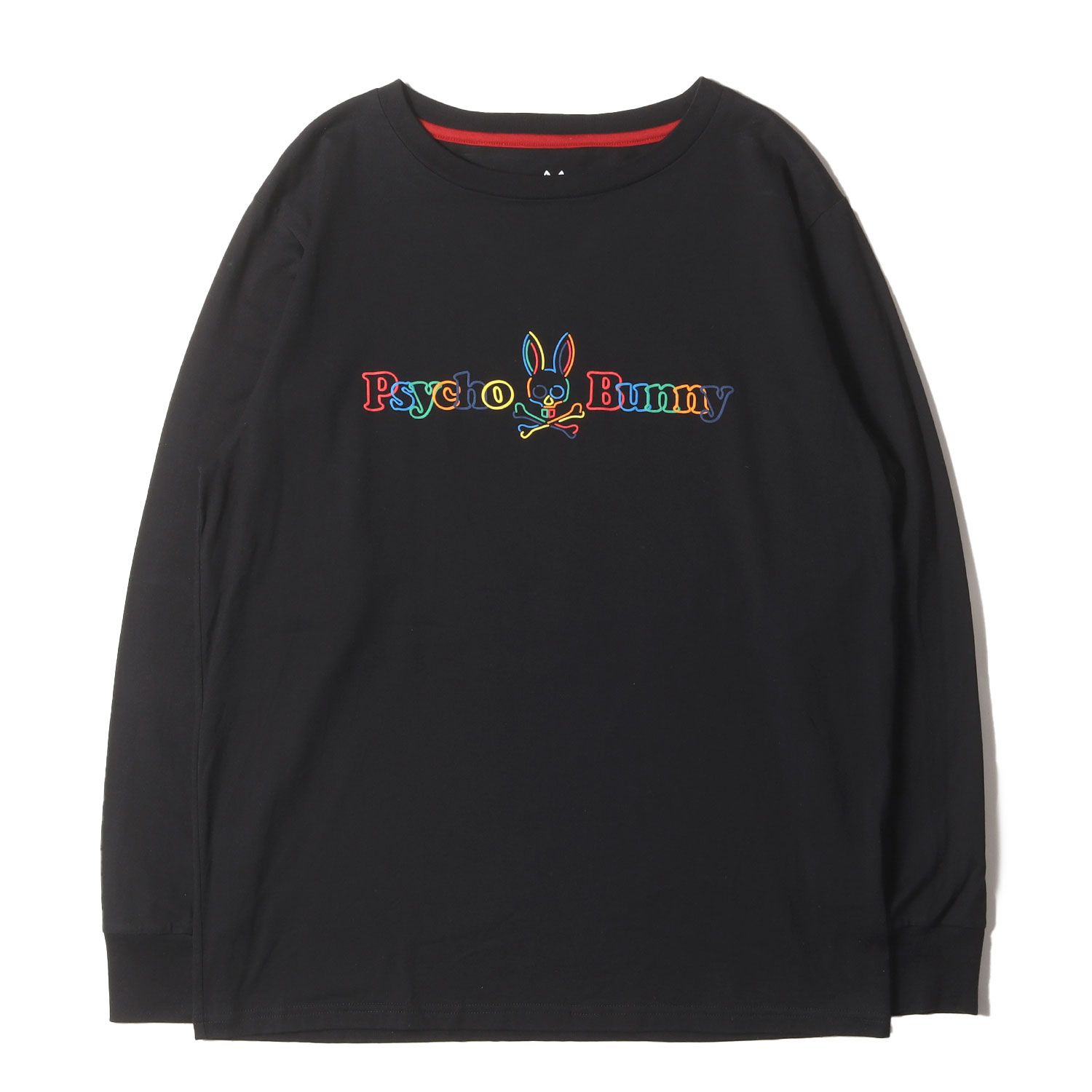 美品】Psycho Bunny サイコバニー Tシャツ ブラック 黒 サイズ:L 
