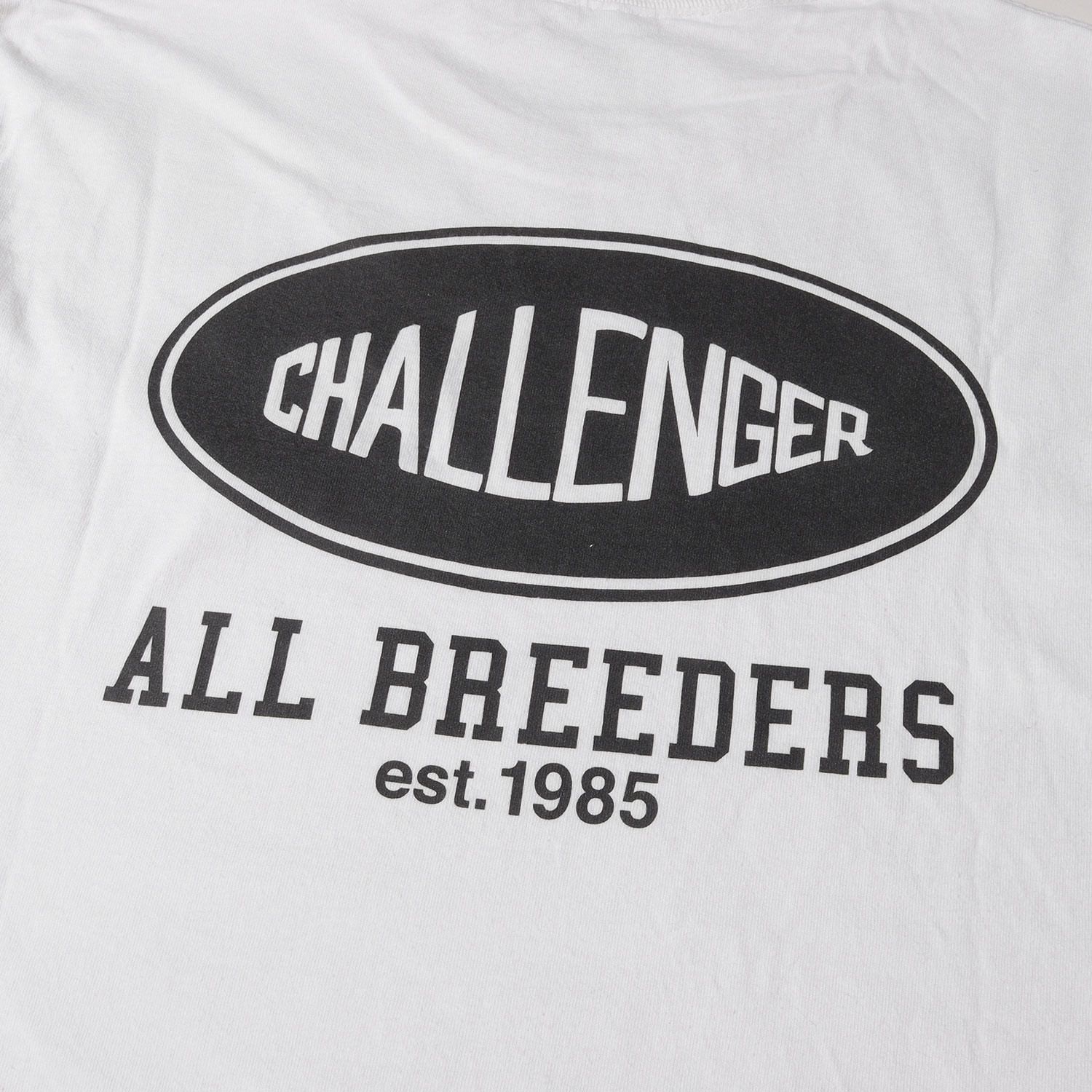 CHALLENGER ロゴ長袖カットソー CHALLENGER チャレンジャー Tシャツ ホワイト 白 サイズ:L | 23AW 14