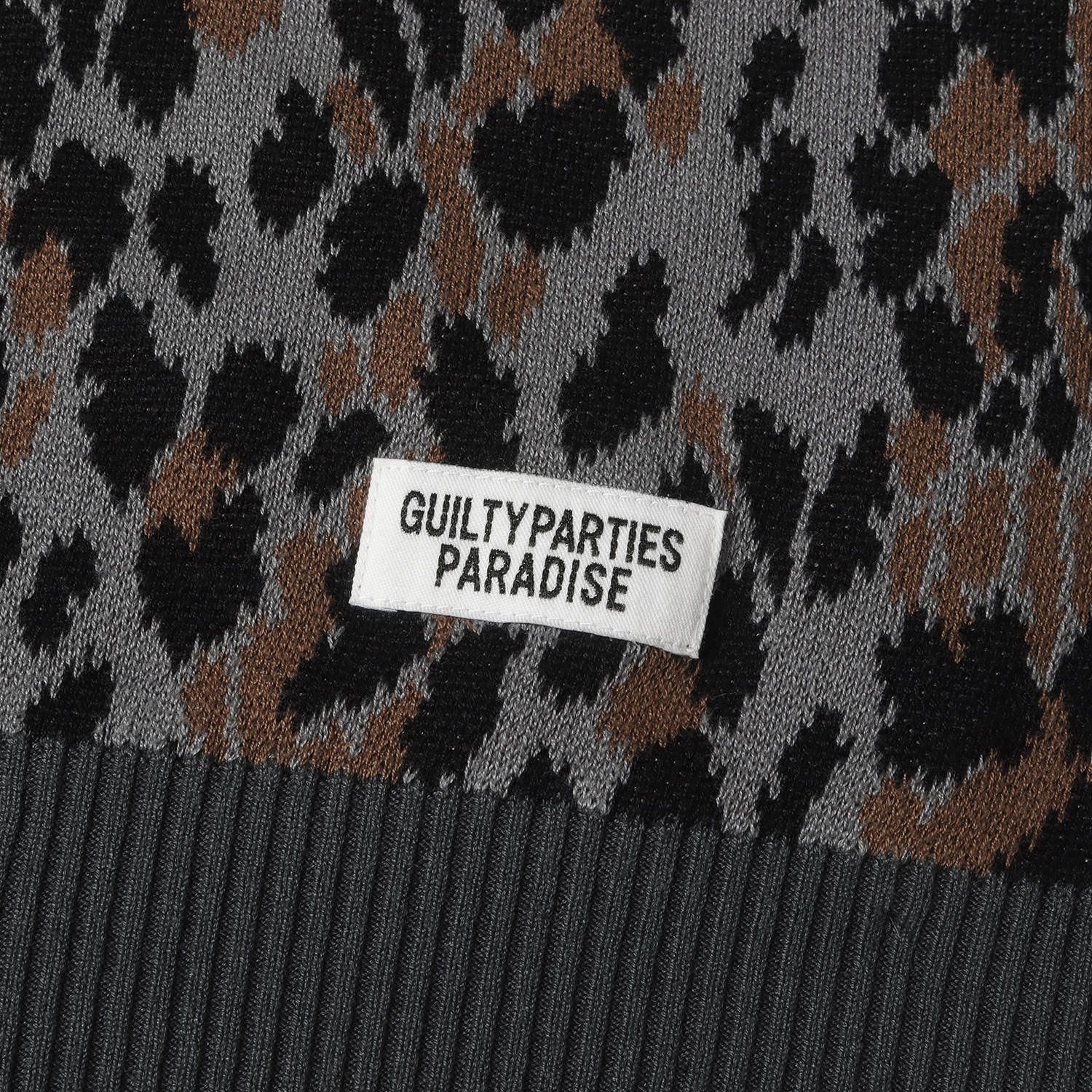 WACKO MARIA レオパード柄 カーディガン 25ss WACKO MARIA（ワコマリア） 25SS LEOPARD MOHAIR CARDIGAN (TYPE-1