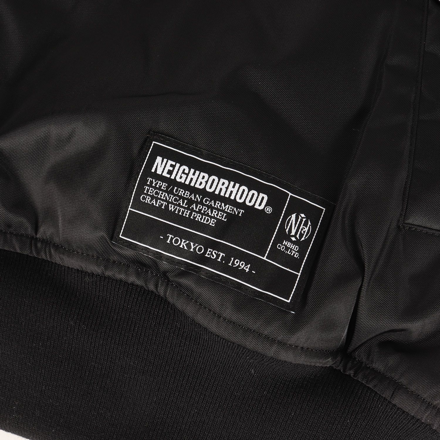 新品同様】NEIGHBORHOOD ネイバーフッド スタジャン ブラック 黒