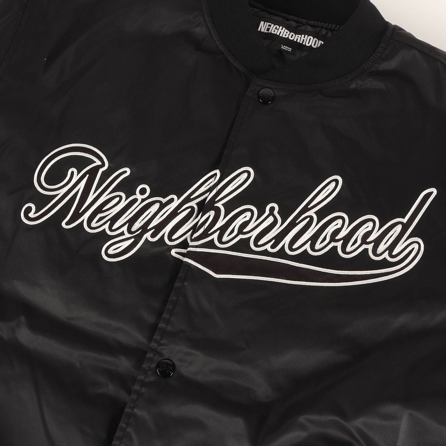 新品同様】NEIGHBORHOOD ネイバーフッド スタジャン ブラック 黒