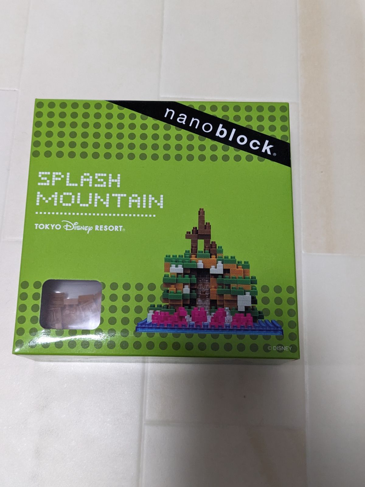 東京ディズニーリゾート のナノブロック スプラッシュ マウンテン