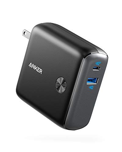 Anker PowerCore Fusion 10000 9700 mAh 20 W PD 搭載USB充電器 コンセント一体型 折りたたみ式プラグ USB Power Delivery対応 PSE技術基準適合 iPhone 16 1 b 34 e 616