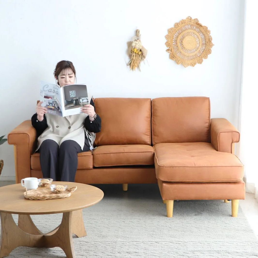  ♪3人掛 オットマン付 レザー調ソファ 幅195cm ソファ レザーソファ 2人掛け 3人掛けソファ ソファ ソファベッド