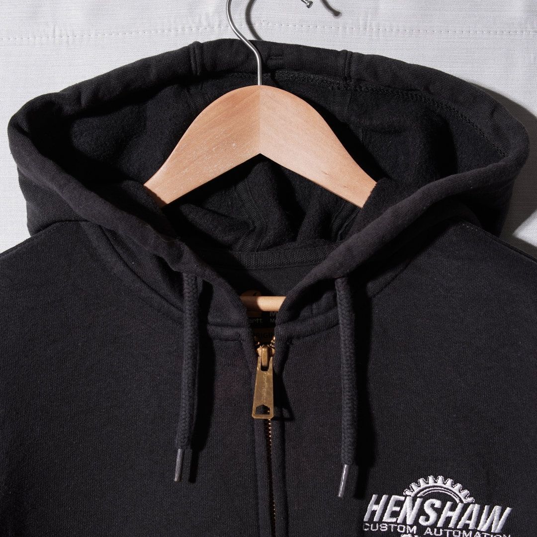 カーハート Carhartt ジップパーカー XL 相当 表記 M ブラック ロゴ