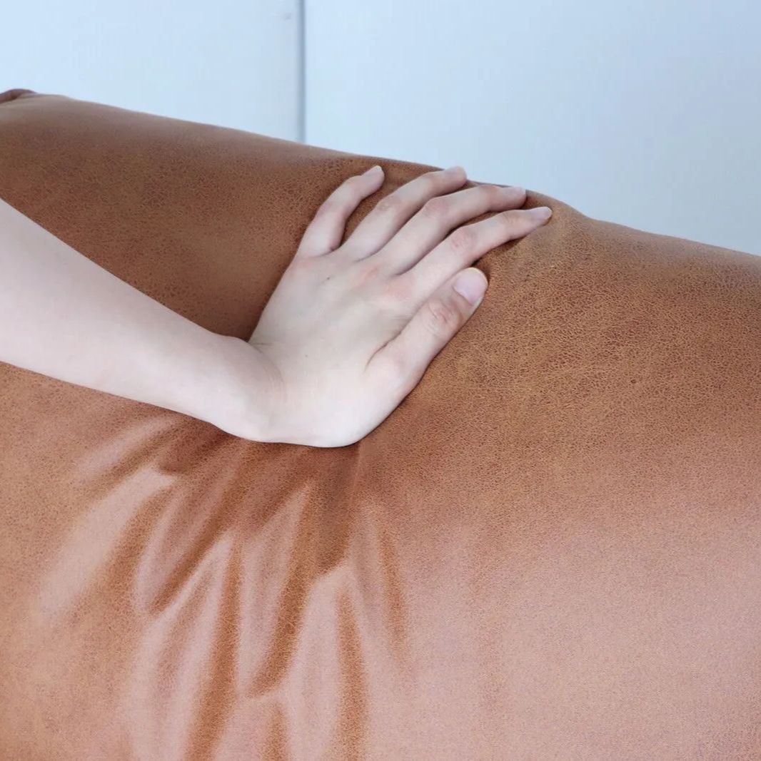 レザー調ソファ 幅195cm