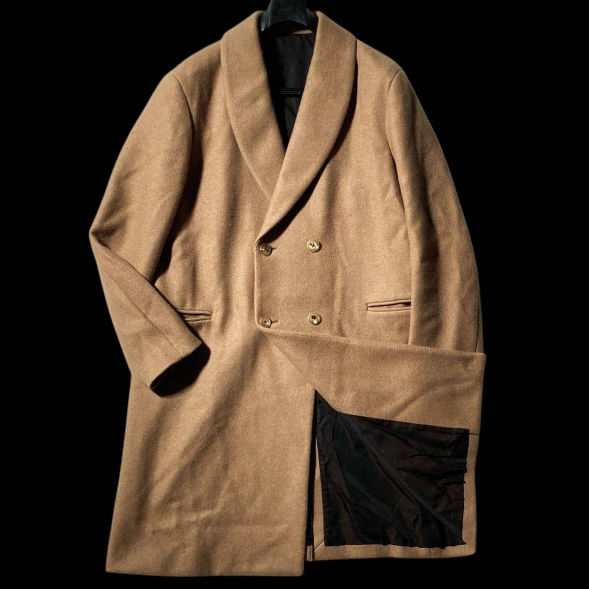 TAKEO KIKUCHI☆最高級☆定価10万円以上☆大きいサイズ4☆キャメル100