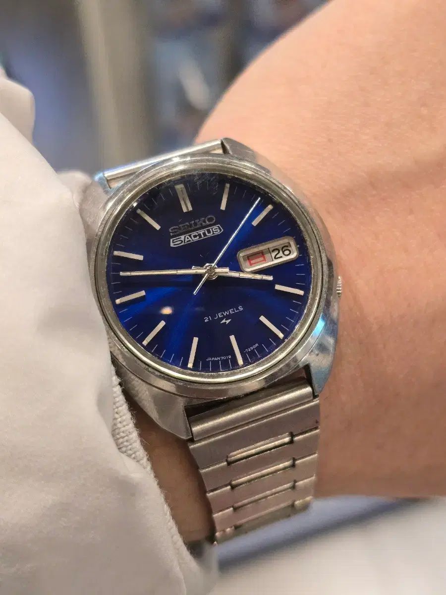 ヴィンテージ デニム文字盤