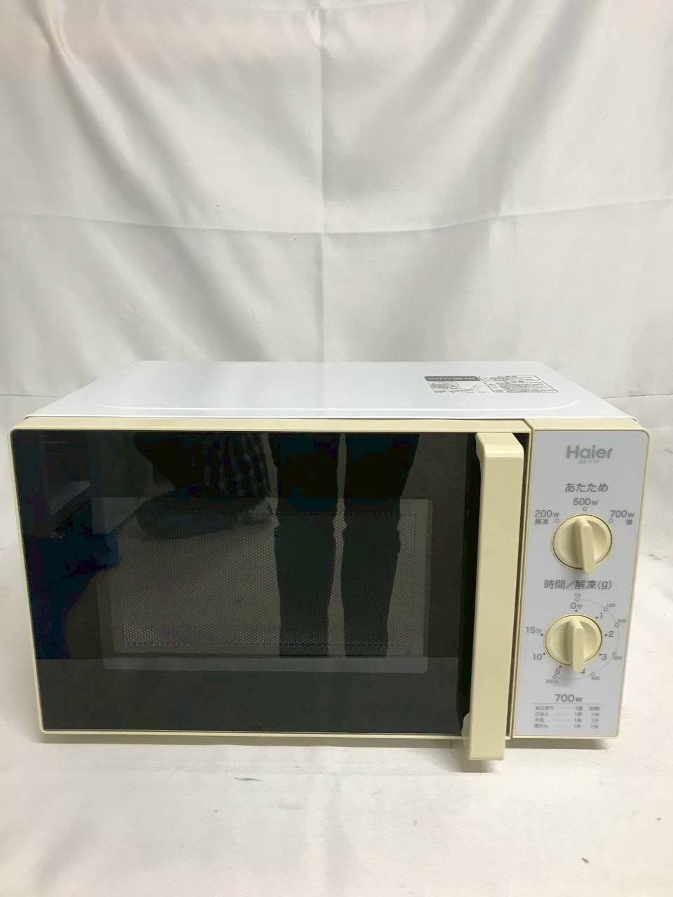 北見市発】ハイアール Haier 電子レンジ(家庭用) JM-17F(50㎐) 2015年 