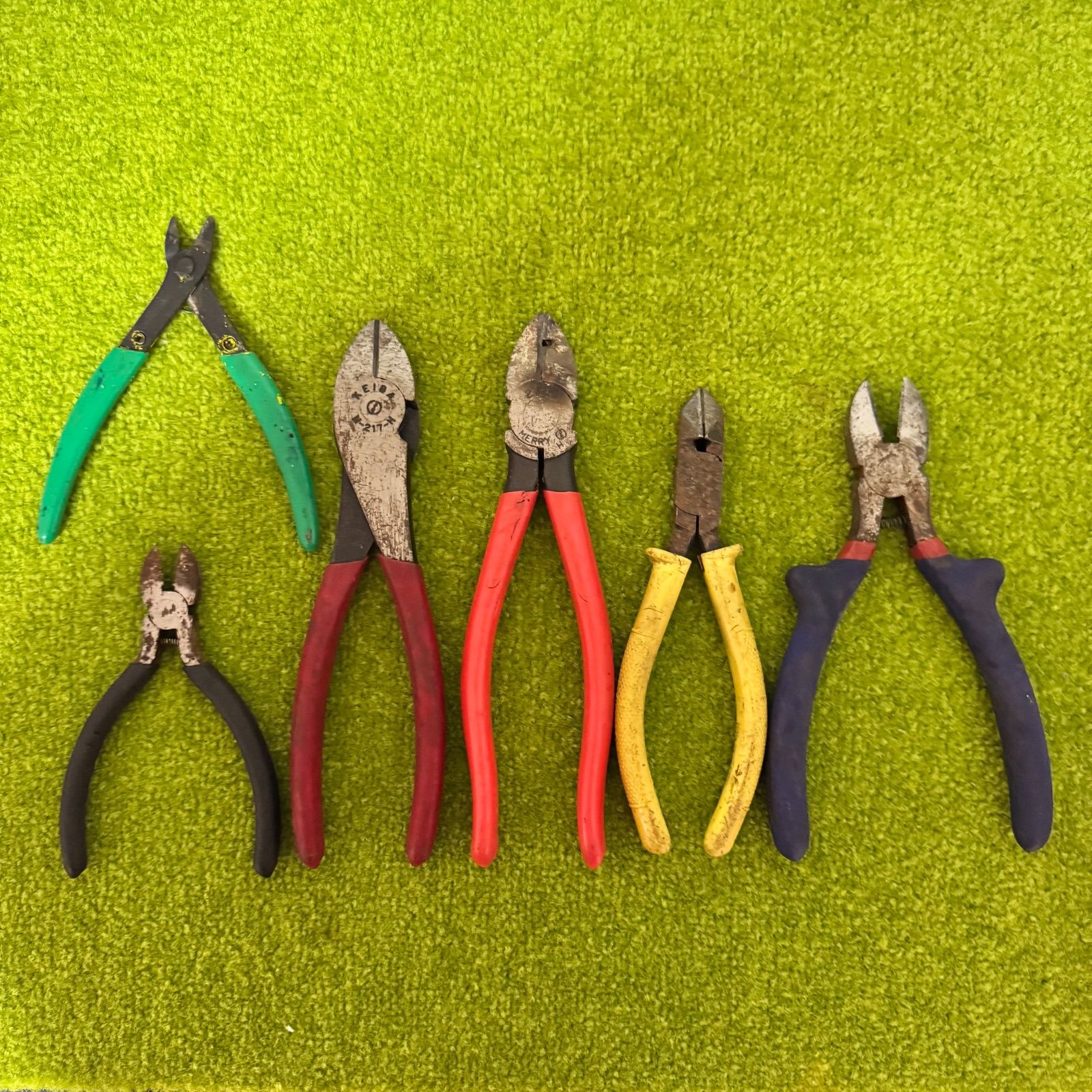 ニッパー6本セット☆KEIBA☆MERRY☆VICTOR☆120〜180mm☆DIY☆まとめ