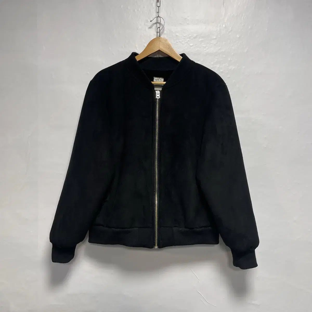 98ドシ ブラック スウェード ブルゾン ジャケット - メルカリ