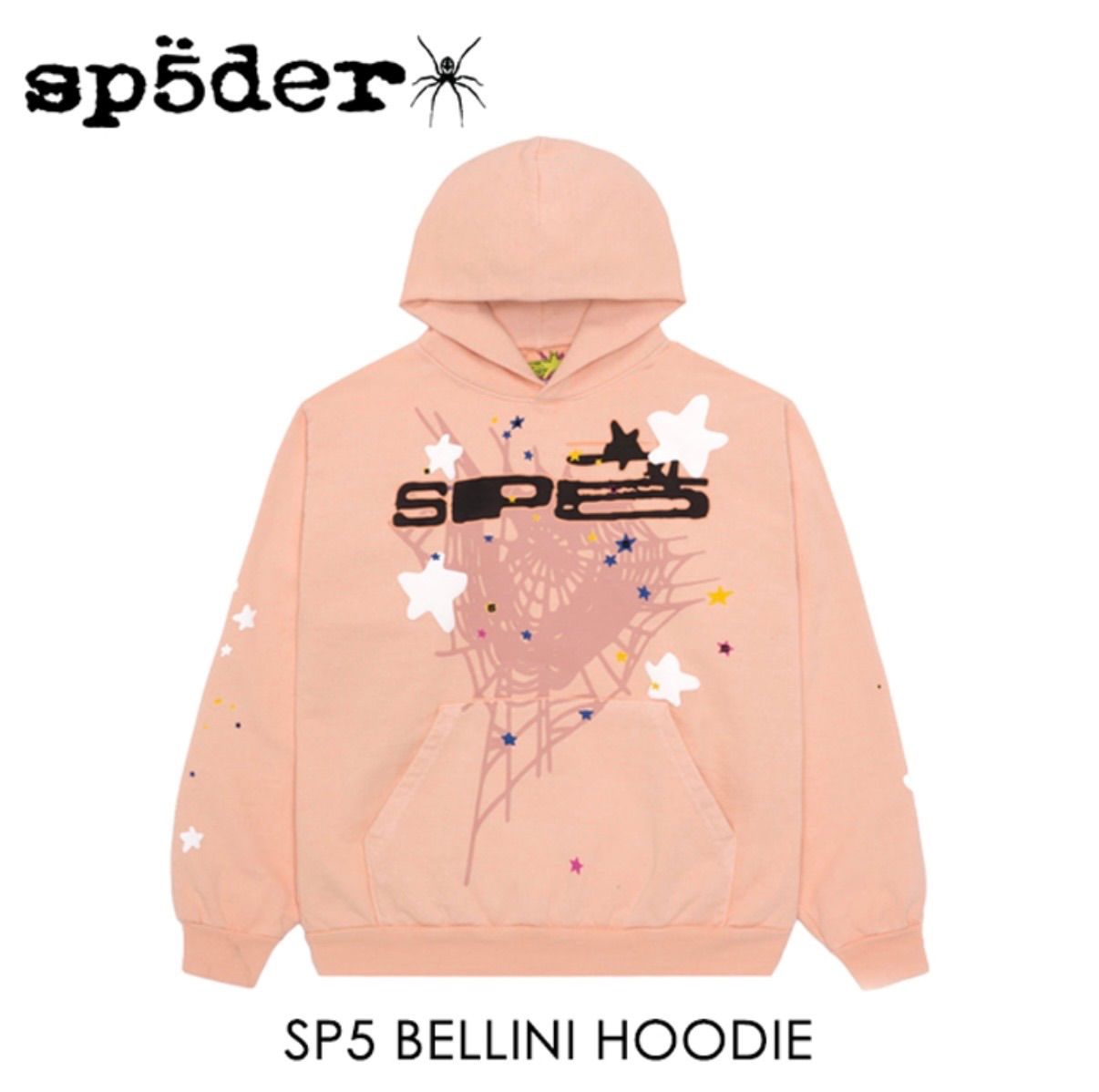 SP5DER スパイダー 【 PEACH HOODIE スウェットパーカー】【プル 