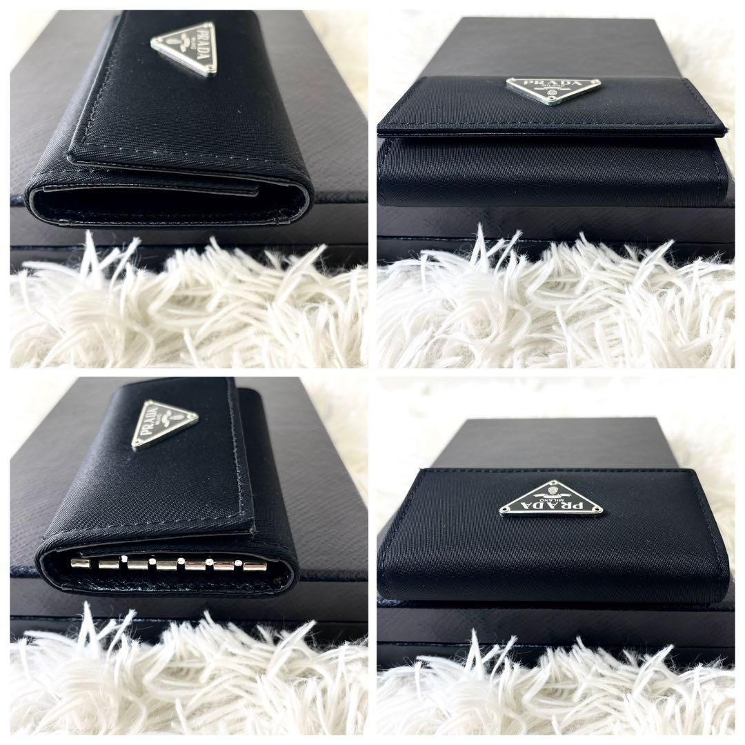 正規品 プラダ PRADA キーケース Key case ナイロン 三角ロゴ 黒 正規品 プラダ PRADA キーケース Key case ナイロン 三角ロゴ 黒