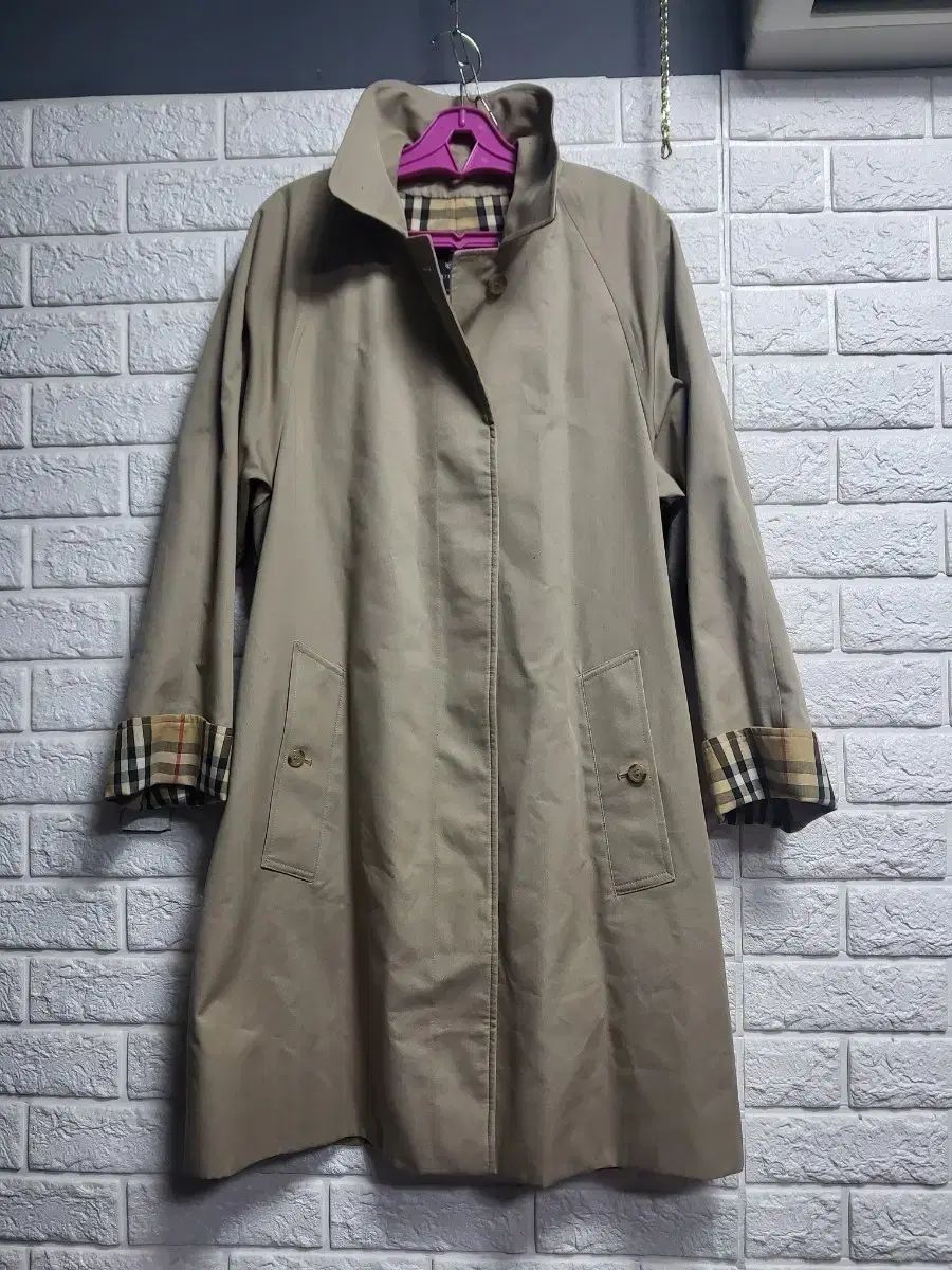 バーバリー トレンチ コート ベージュ CHECK 55 5 - メルカリ