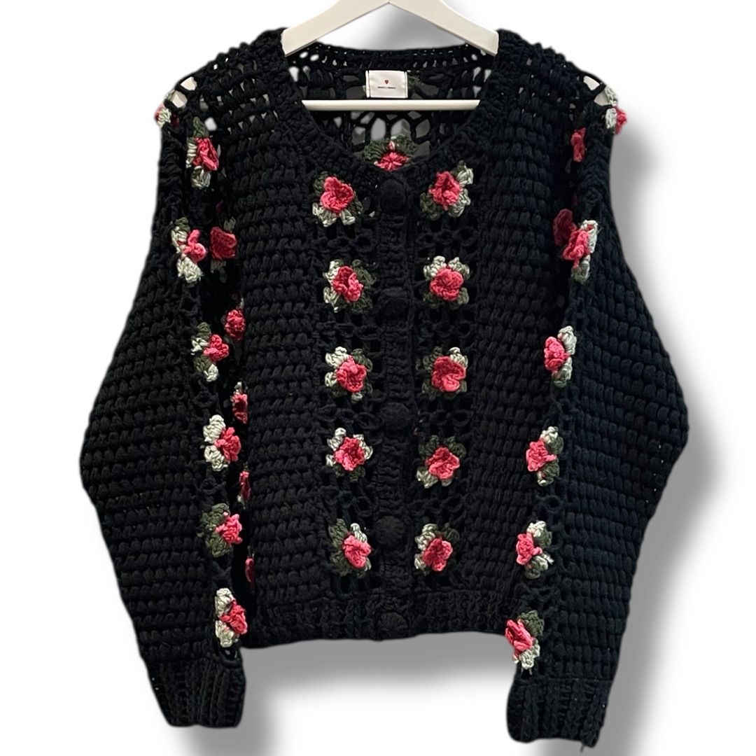 希少✨️ 限定品 メリージェニー × ミッフィー コラボ カーディガン 黒 merry jenny｜メリージェニーの通販 - ZOZOTOWN 希少✨️ 限定 メリー