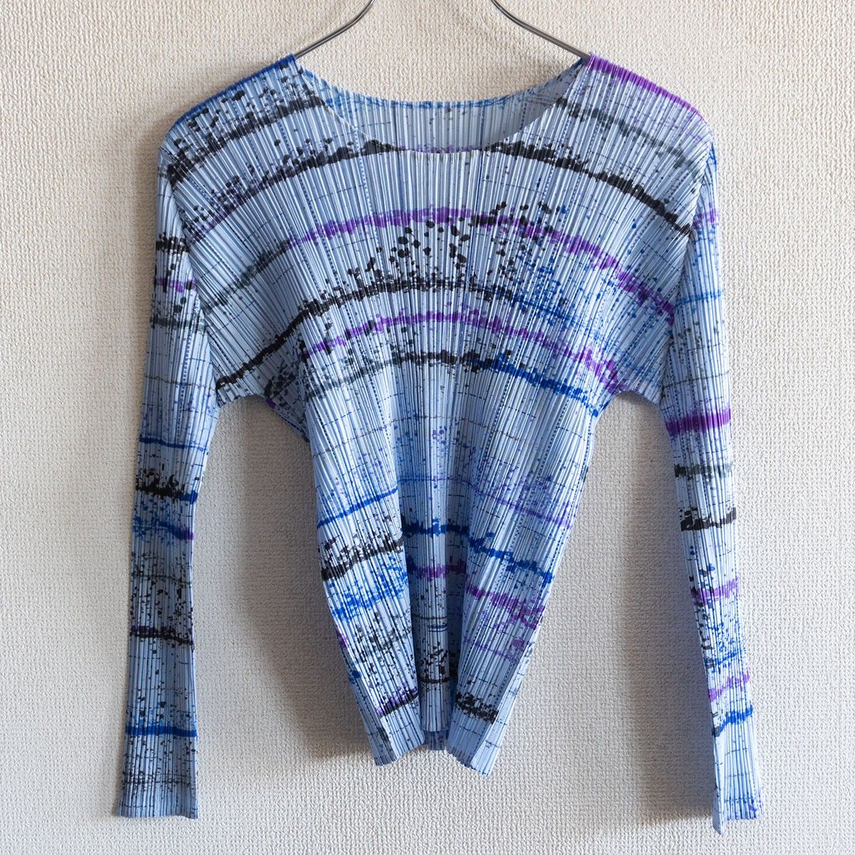 イッセイミヤケ　PLEATS PLEASE 美品】PLEATS PLEASE【プリーツ カットソー】 プリーツプリーズ ISSEY