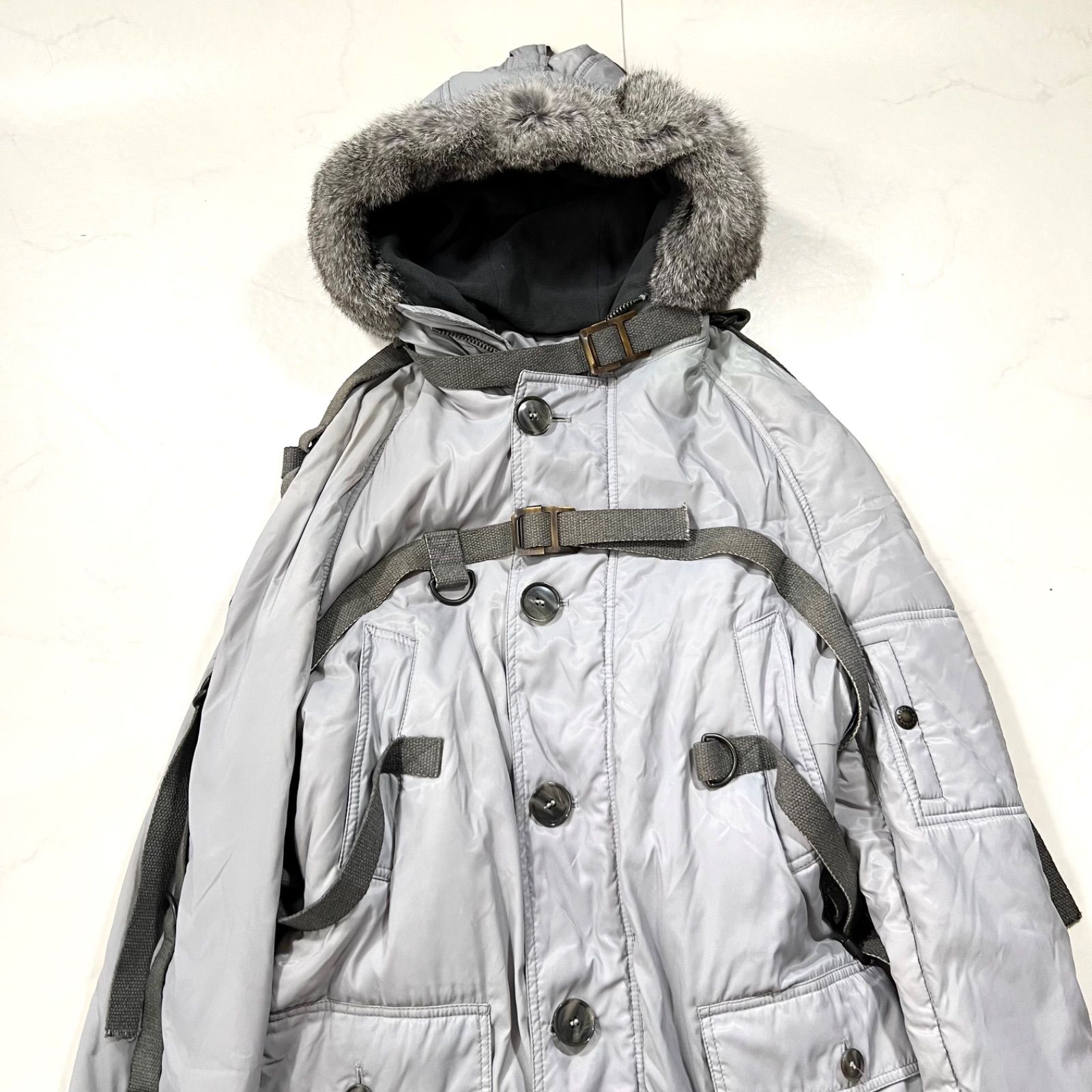 名作 ドルチェ&ガッバーナ ドルガバ パラシュートコート ロング丈