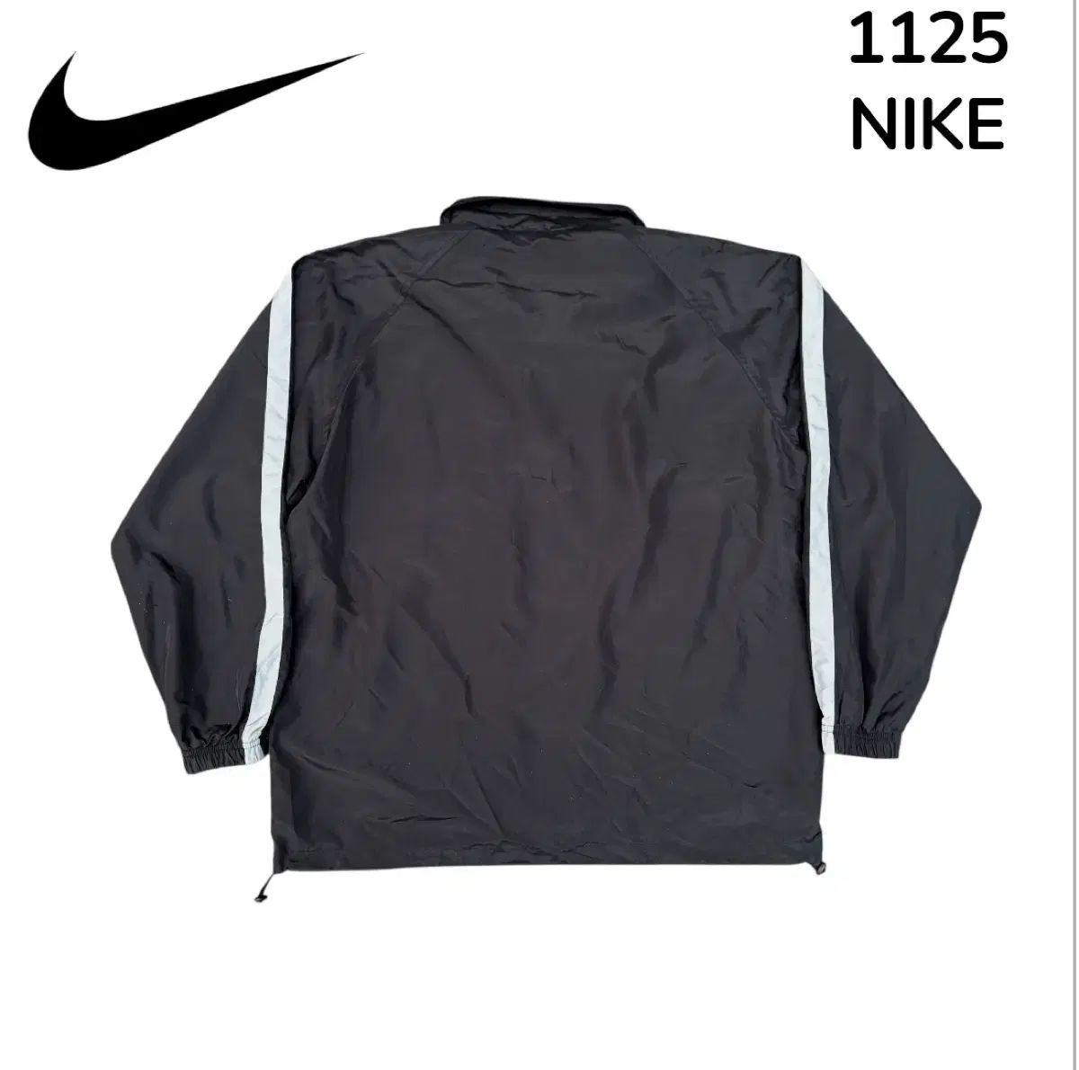 00s NIKE サイド LINE ブラック ウィンドブレーカー XL - メルカリ