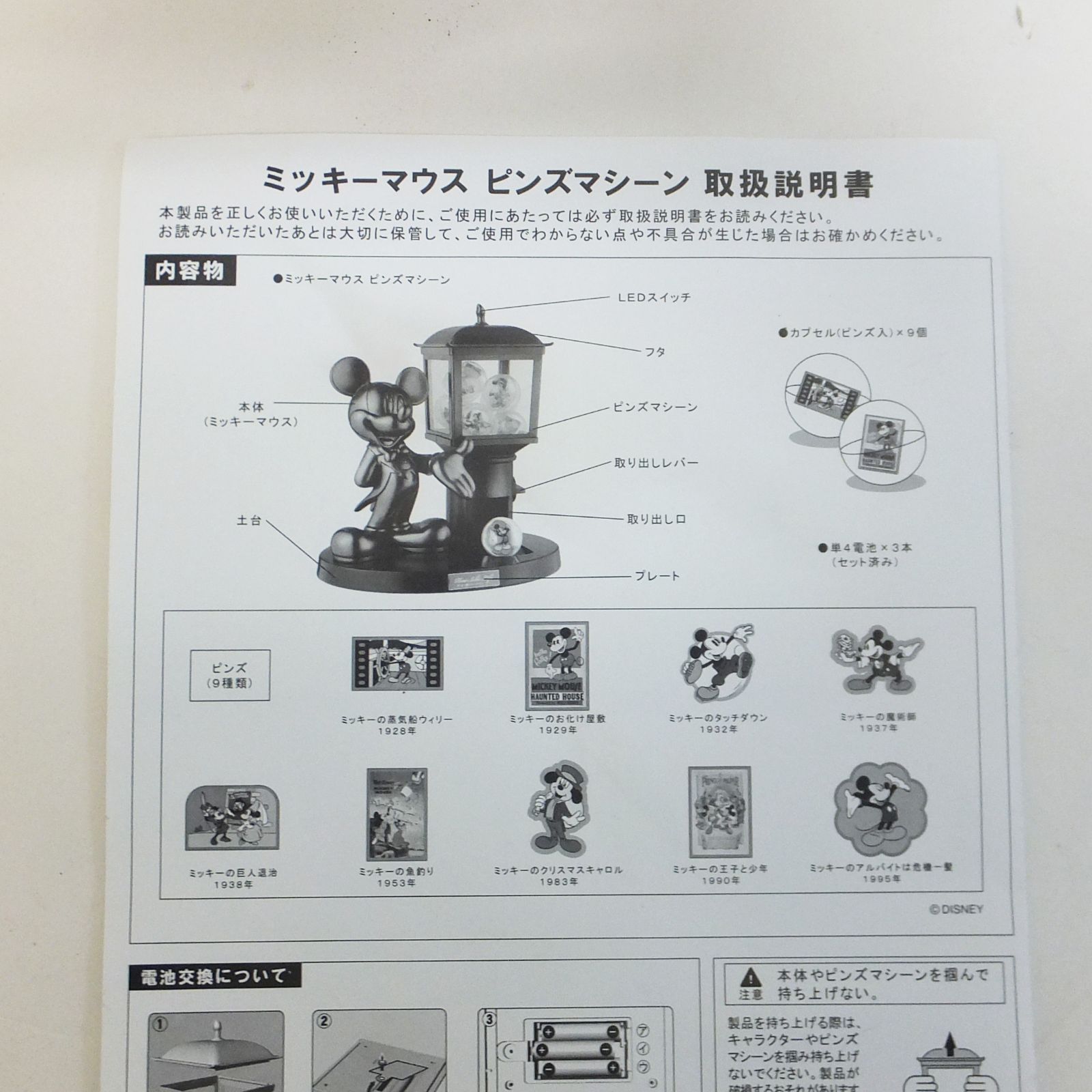 【非売品】ミッキーマウス ピンズマシーン R796【希少】非売品 ミッキーマウス ピンズマシーン 中古 /10 - メルカリ