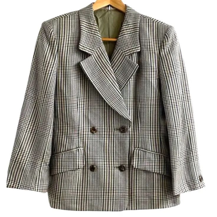 ヴィンテージ Burberrys バーバリー ウール シルク ダブル テーラード