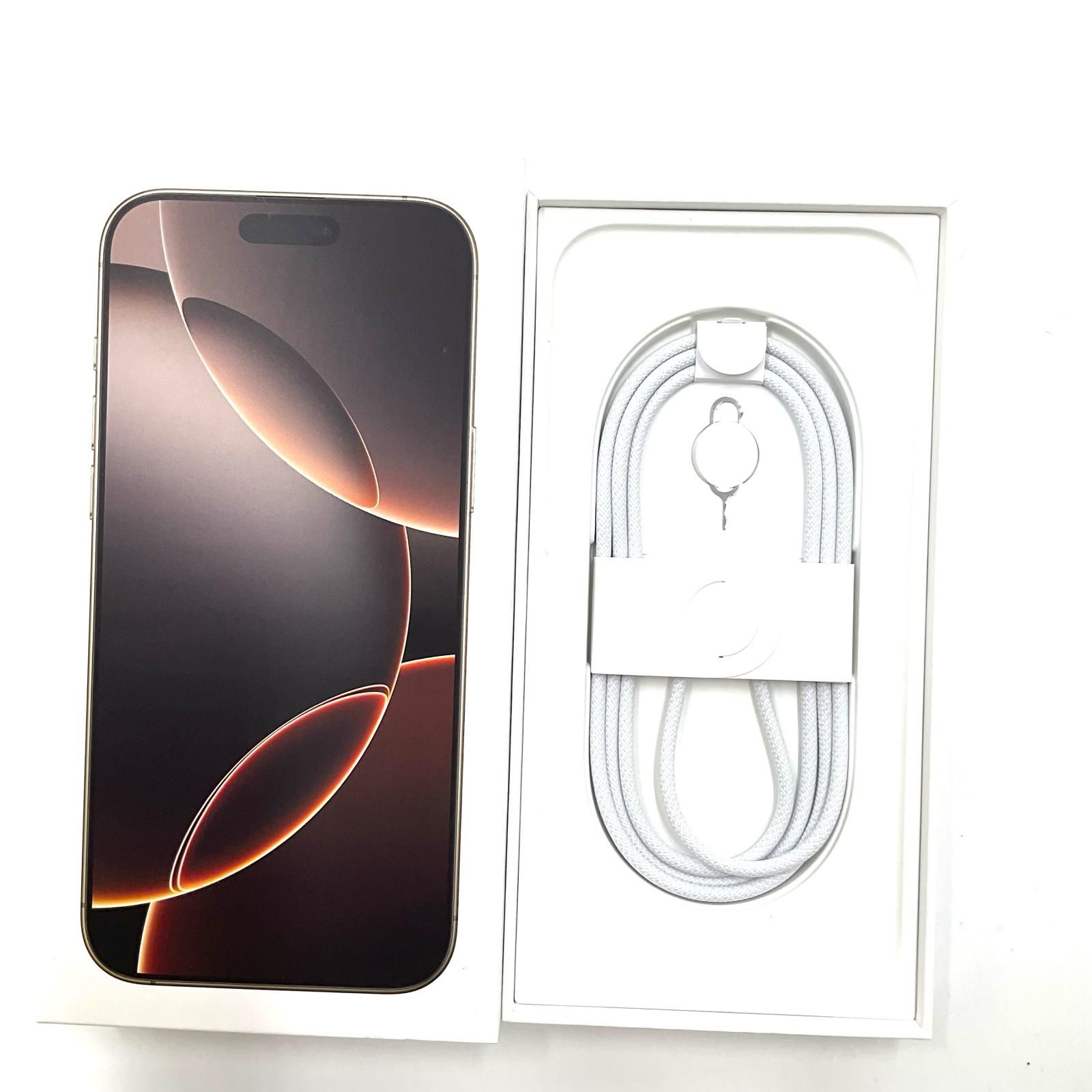 iPhone 16 Pro Max 256GB デザートチタニウム SIMフリー 白ロム 美品