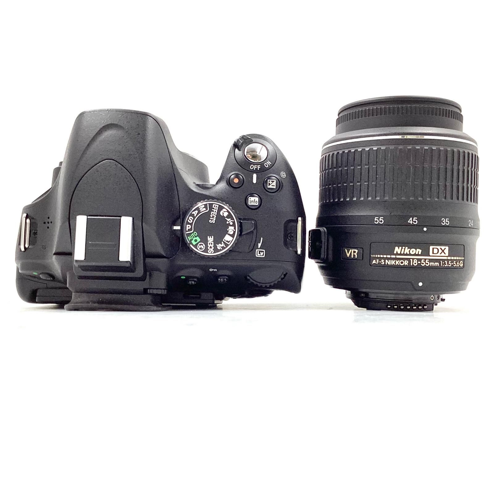 最速発送】Nikon デジタル一眼 D5100 18-55 VR レンズキット ブラック