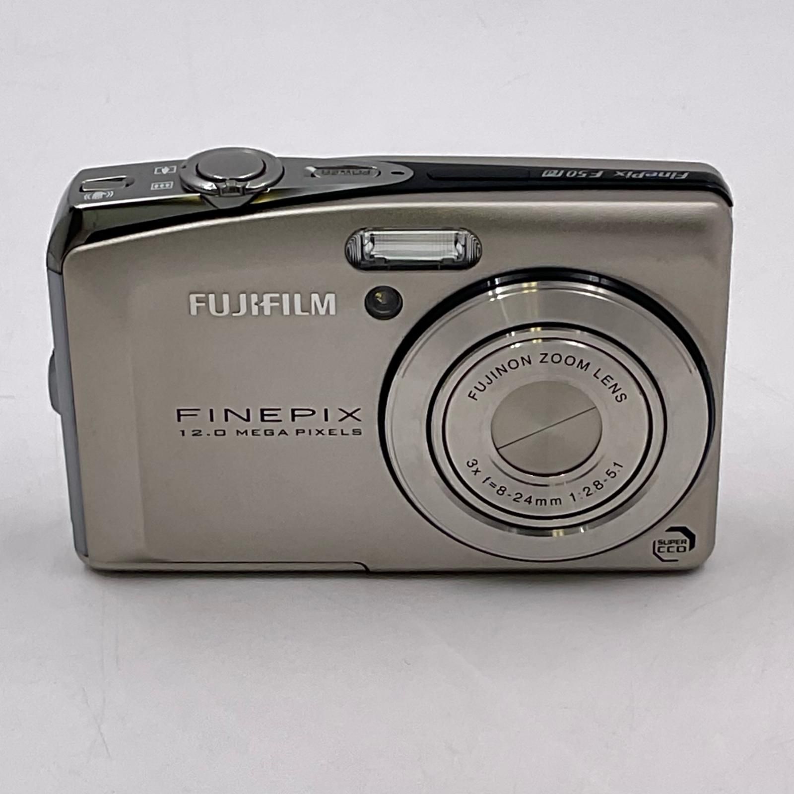 最速発送】FUJIFILM コンパクトデジタルカメラ FinePix F50fd シルバー