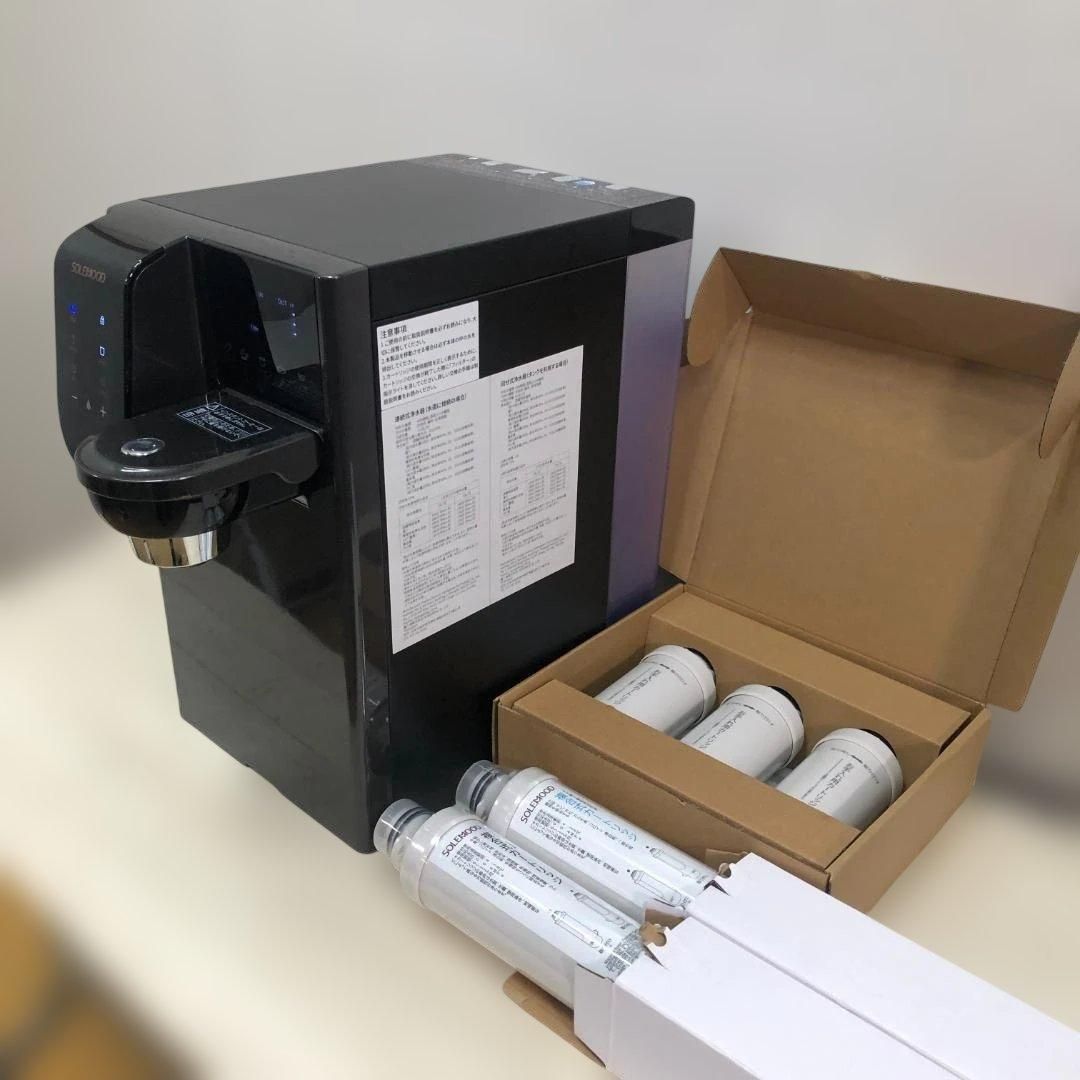 9h11 SOLEMOOD 浄水型ウォーターサーバーPURE YHR1203-A SOLEMOOD 浄水型ウォーターサーバー PURE （YHR1203-A 4L 温度調節可能