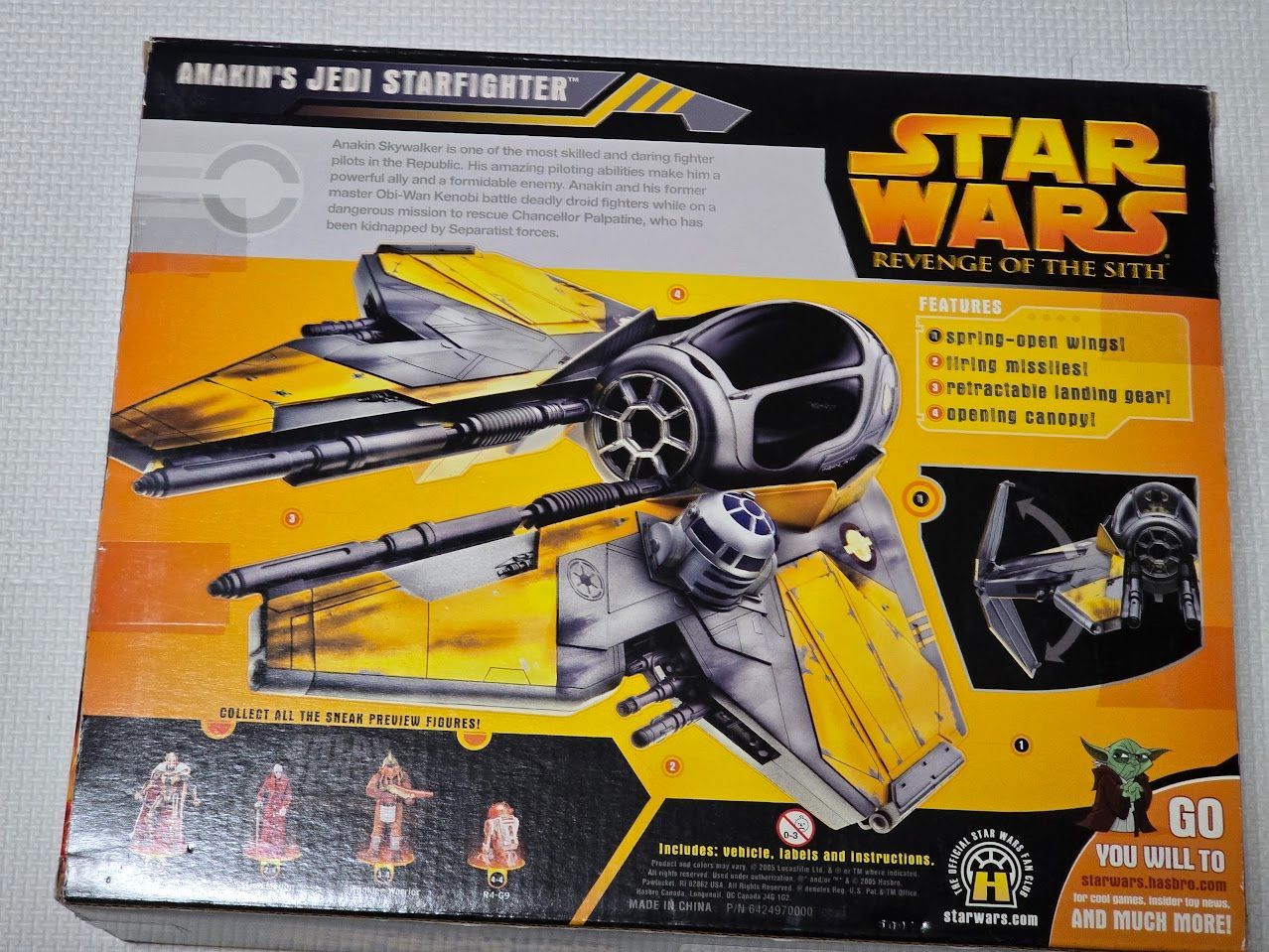 ハズブロ STARWARS ジェダイスターファイター アナキン